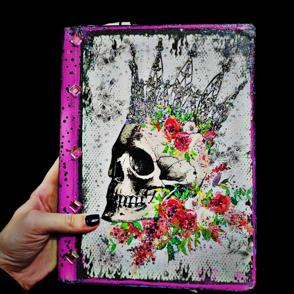 Fallen Queen Anatomy & Wild Roses Art Journal Set Composition Style Lined - Picture 2 of 8